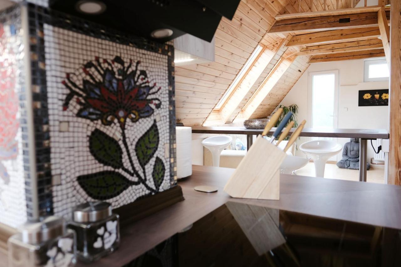 Art-House 3 Attic Apartment With Terrace Decin Exteriér fotografie