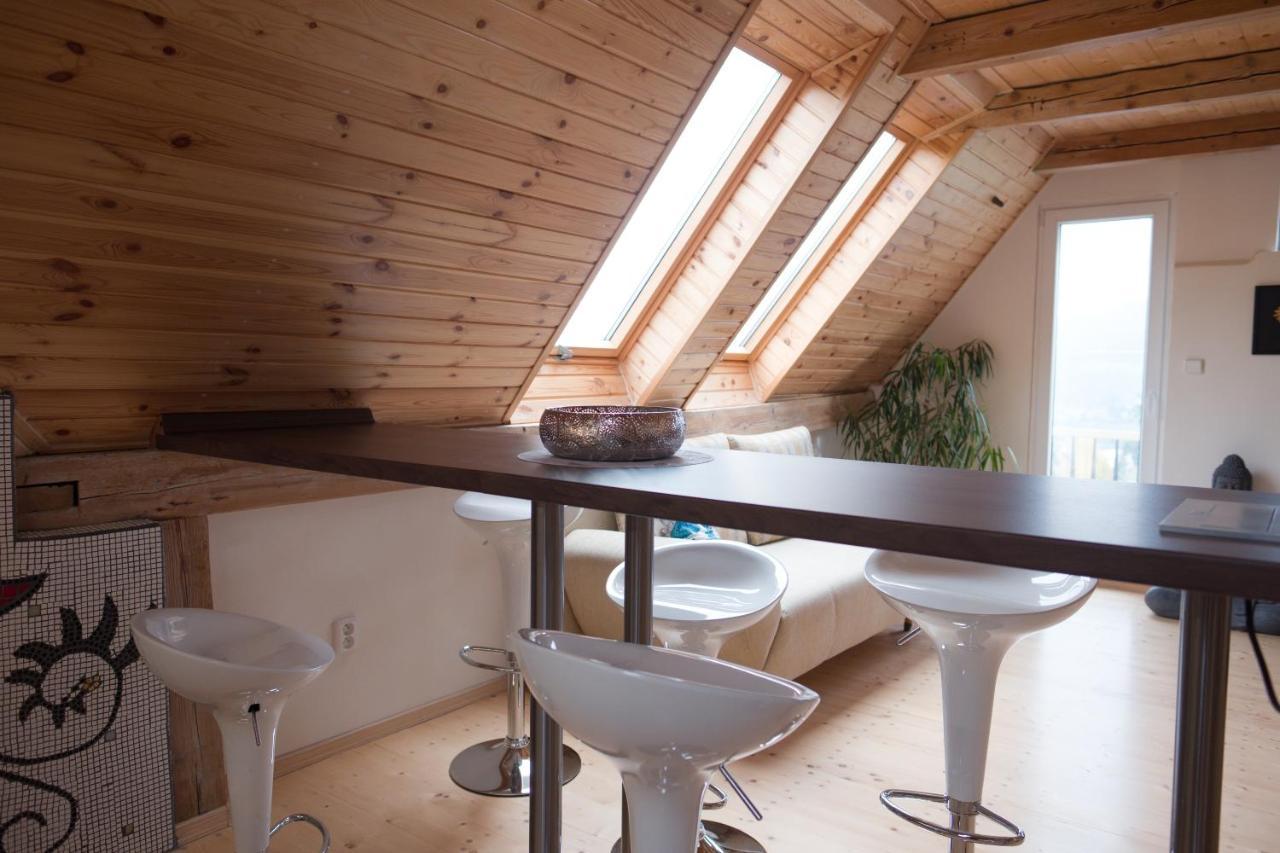 Art-House 3 Attic Apartment With Terrace Decin Exteriér fotografie